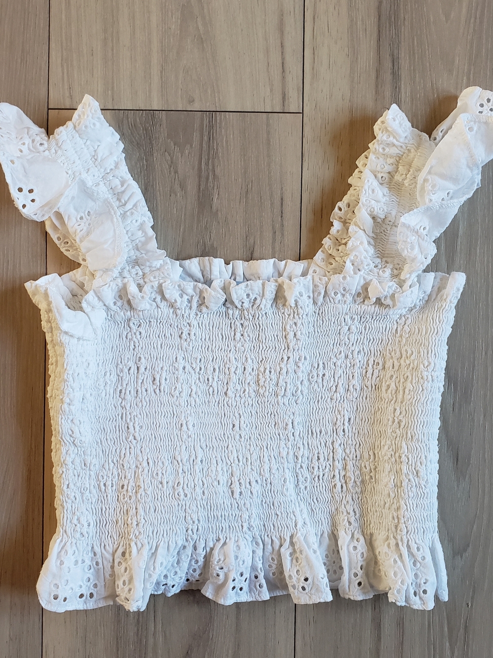 Hill House Paz Top Womens Small White - Picture 3 of 5